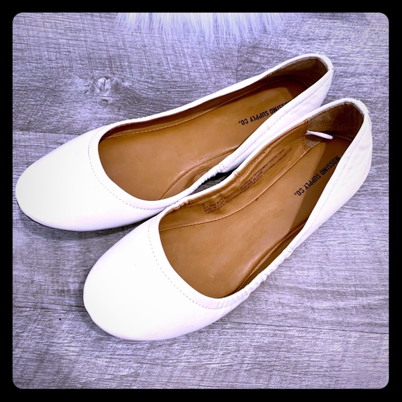 Mossimo Supply Co. Shoes - Mossimo Supply Co. white flats
